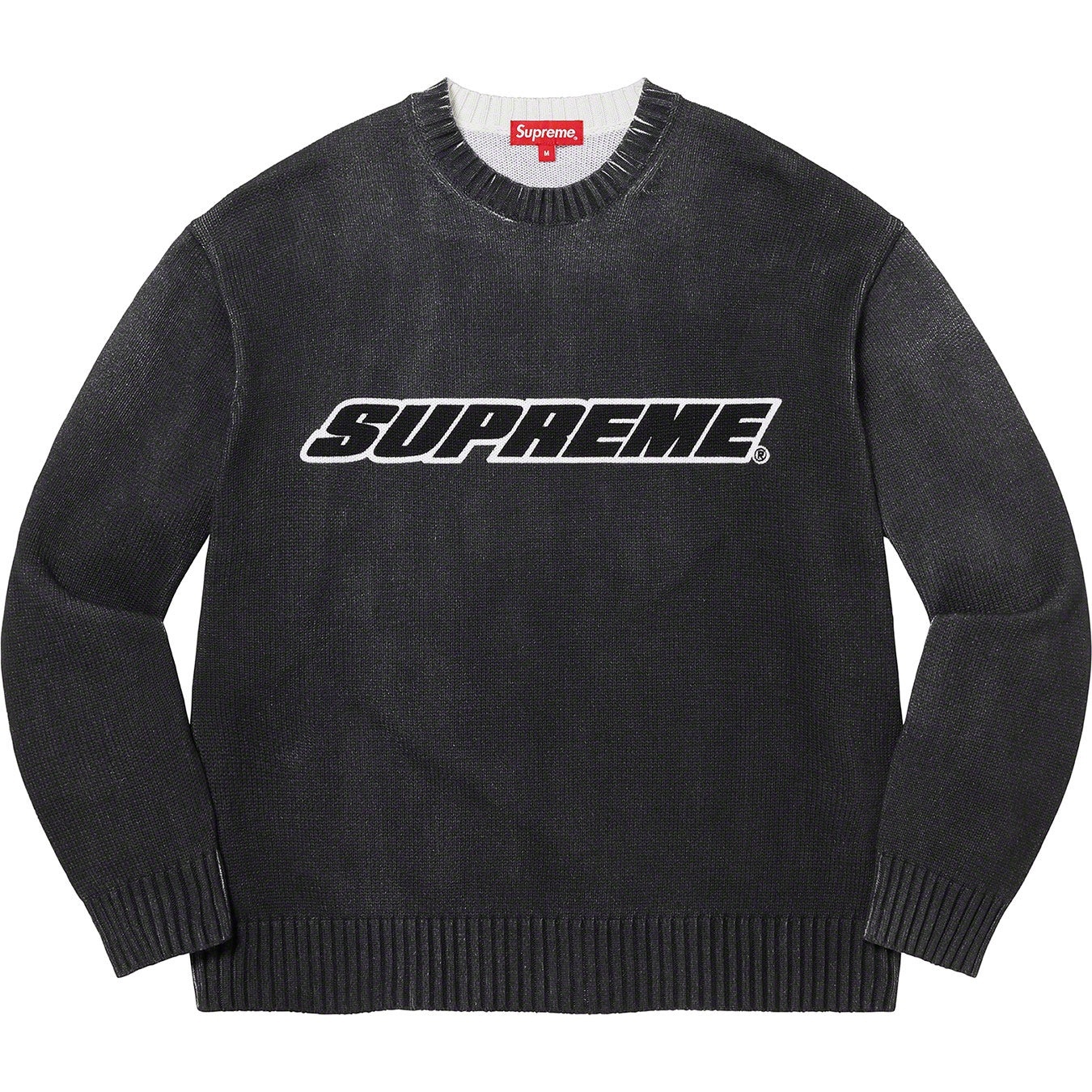 Printed Washed Sweater view 2
